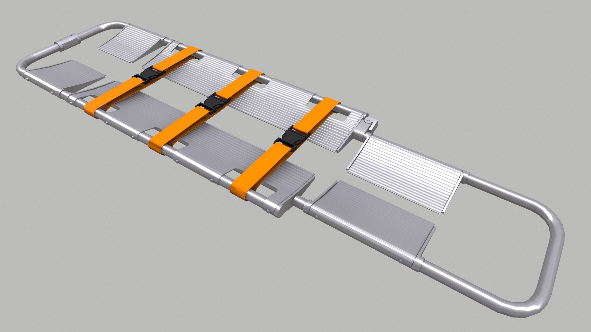 Scoop Stretcher Low Poly Low-poly 3D model_25