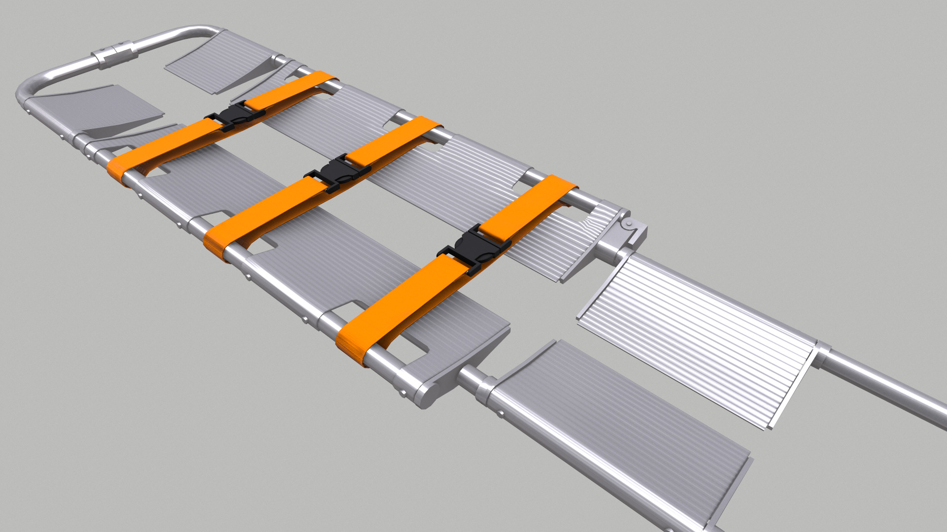 Scoop Stretcher Low Poly Low-poly 3D model_18