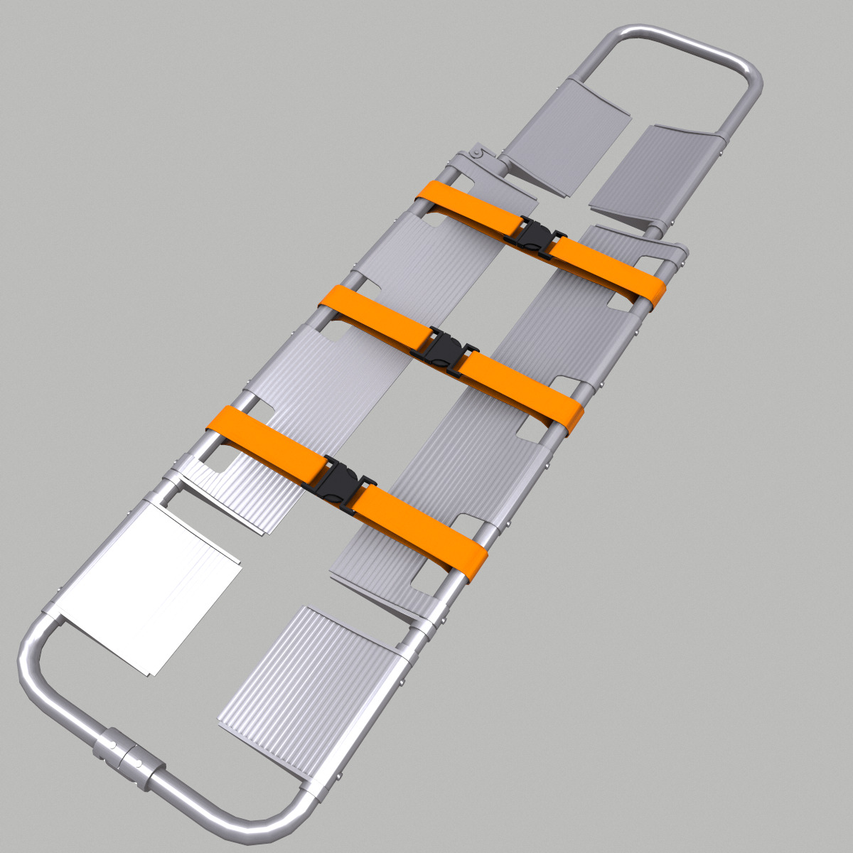 Scoop Stretcher Low Poly Low-poly 3D model_6