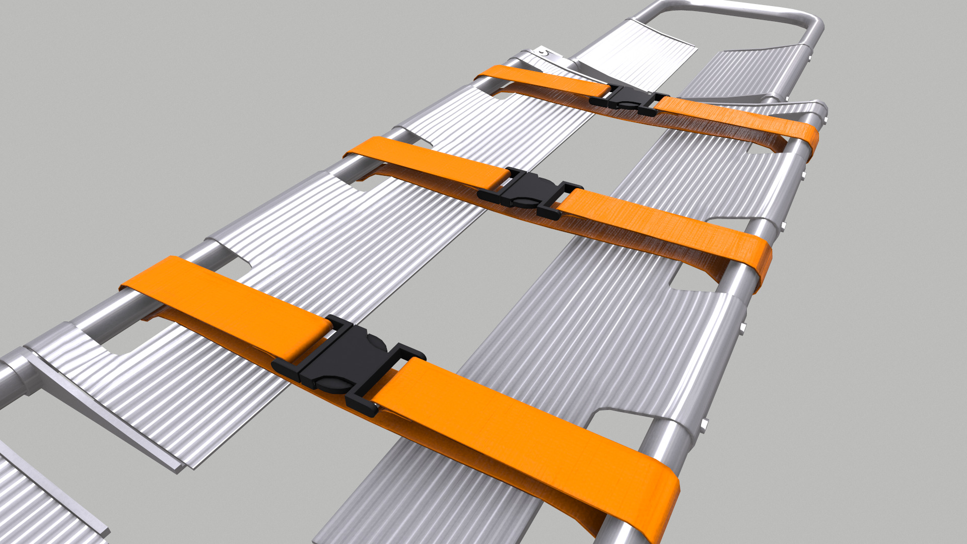 Scoop Stretcher Low Poly Low-poly 3D model_26