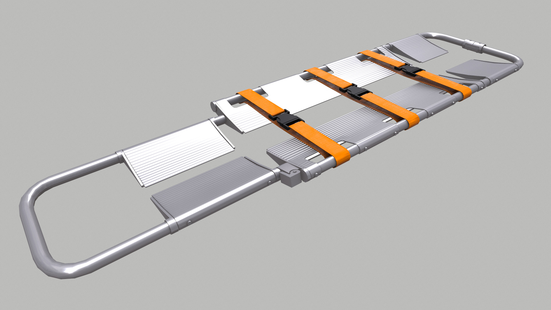 Scoop Stretcher Low Poly Low-poly 3D model_14