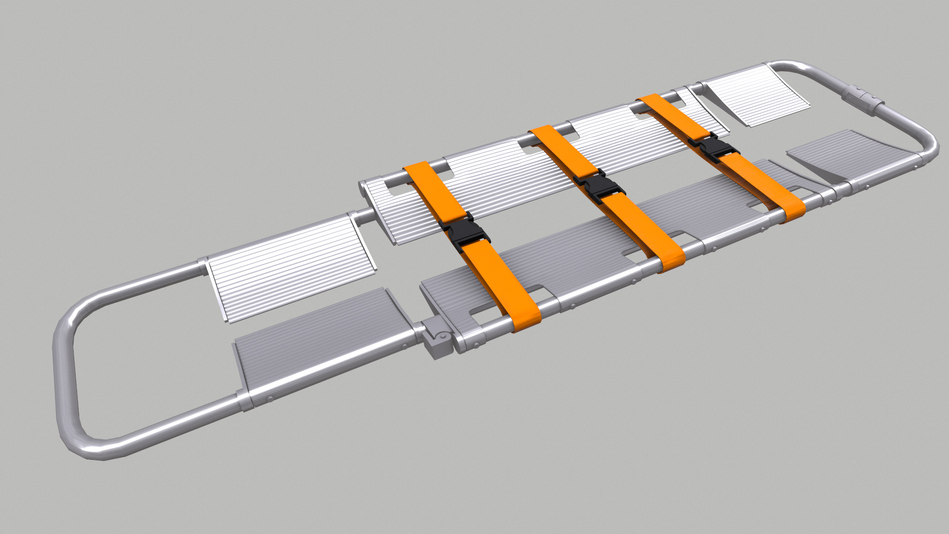 Scoop Stretcher Low Poly Low-poly 3D model_19