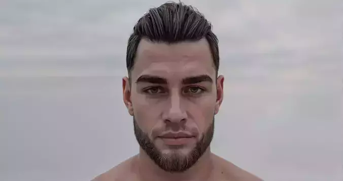 Ivan 3D model 4K Low-poly 3D model