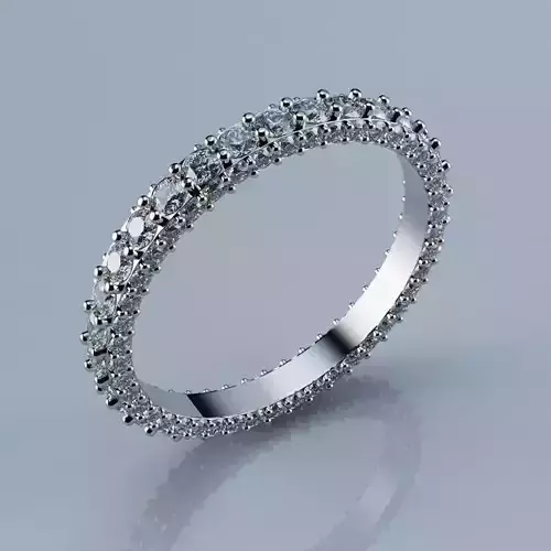 Rings Wedding Vibe All Sizes 3D print model