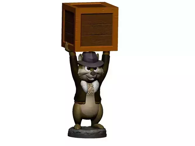 Chip from the video game Dandy for 3D printing STL