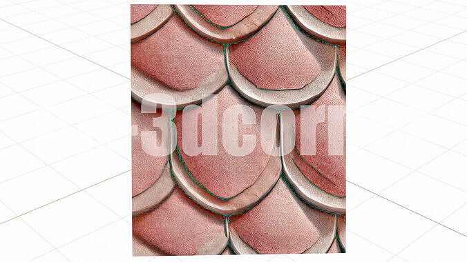 19 Seamless International Roof Tile PBR Textures 4k 3D model 3