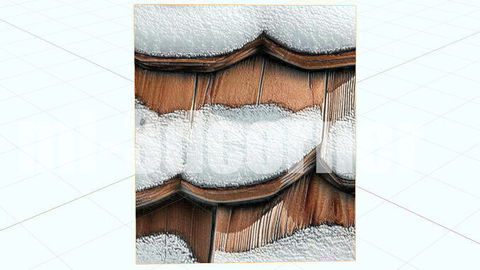 19 Seamless International Roof Tile PBR Textures 4k 3D model 2