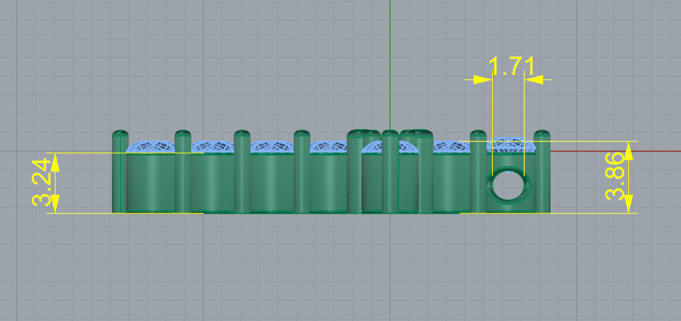 Cross in stile graff N012928 3D print model_7
