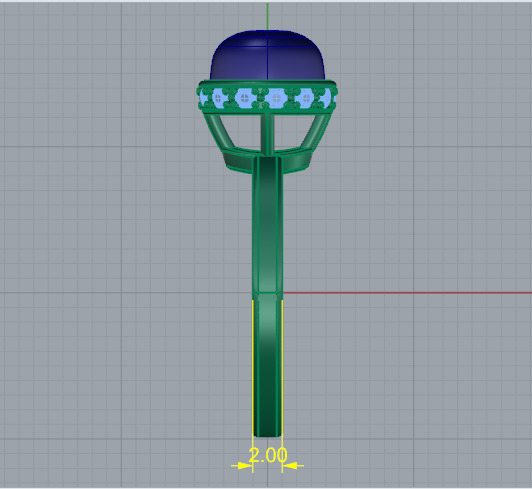 Ring N012924 3D print model_8