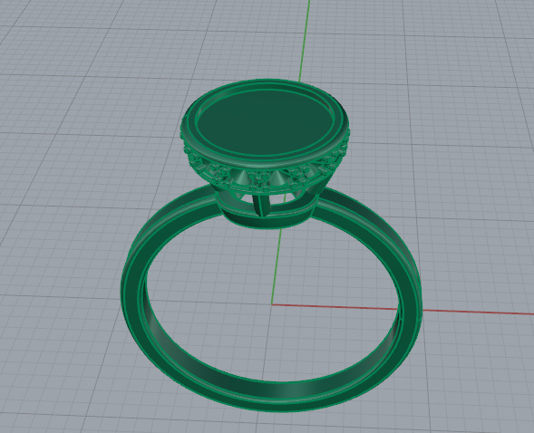 Ring N012924 3D print model_3