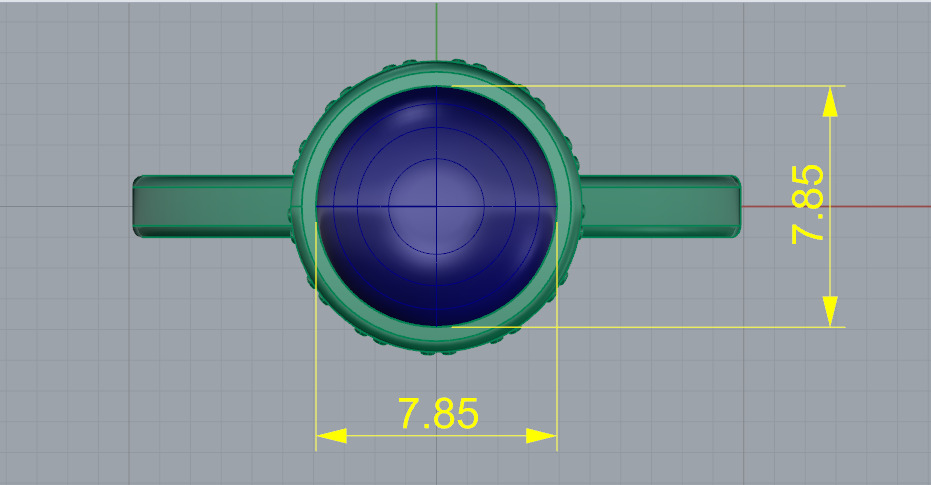 Ring N012924 3D print model_7