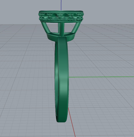Ring N012924 3D print model_4