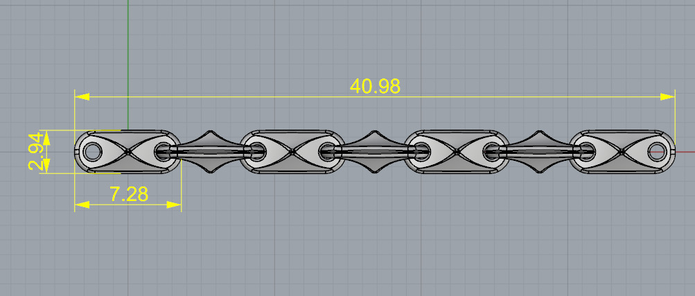 Link for chain N012908 3D print model_6