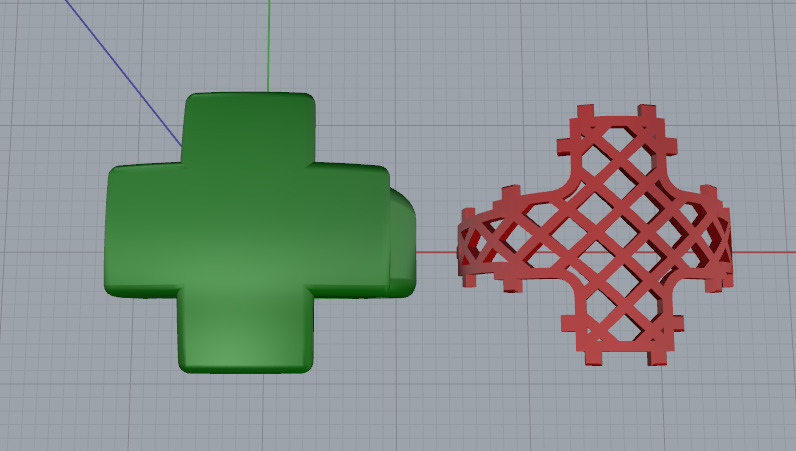 Cross ring N012903 3D print model_4