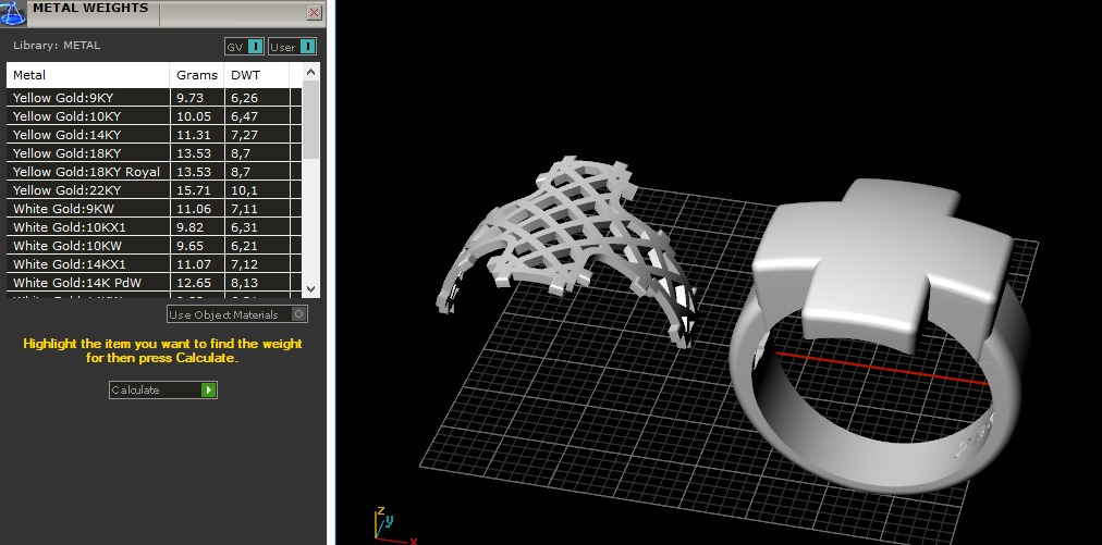 Cross ring N012903 3D print model_9
