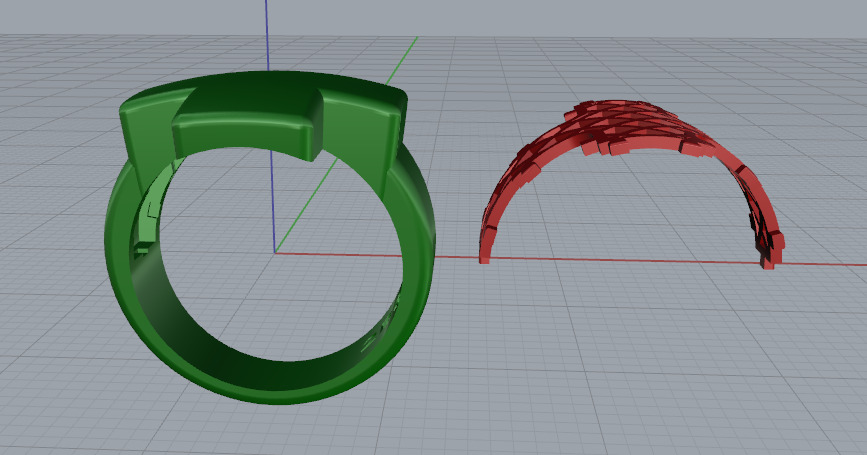 Cross ring N012903 3D print model_3