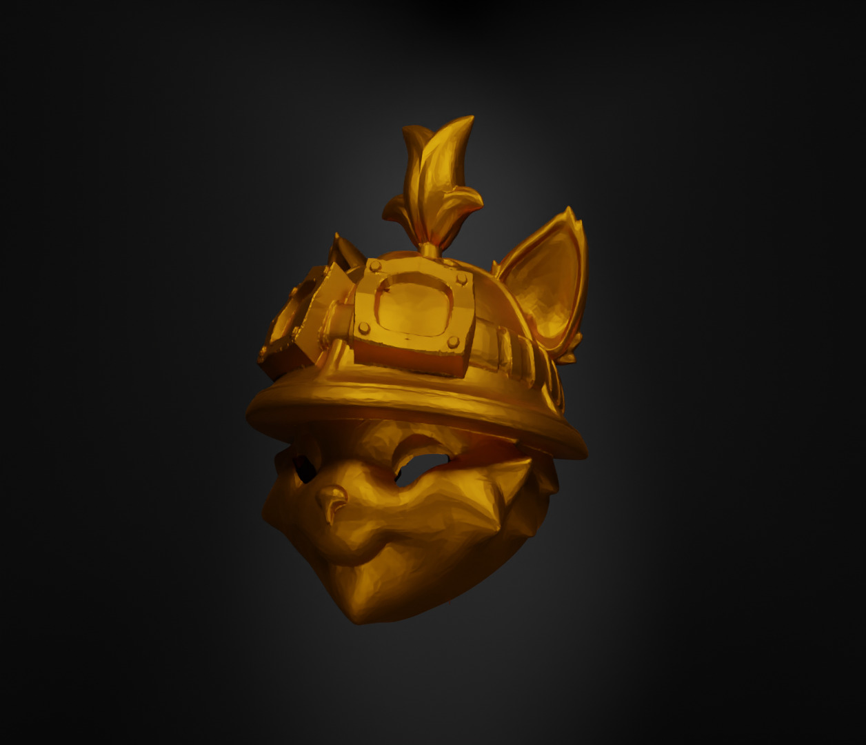 League of Legends Teemo Face Helmet Face Mask - Teemo Mask 3D print model_34