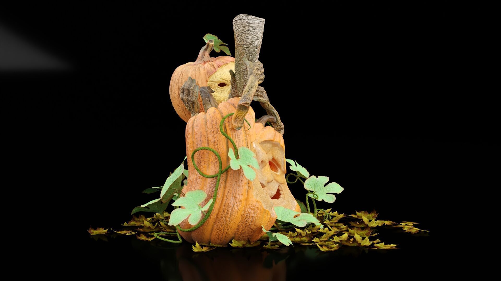 Halloween Party 3D model_3