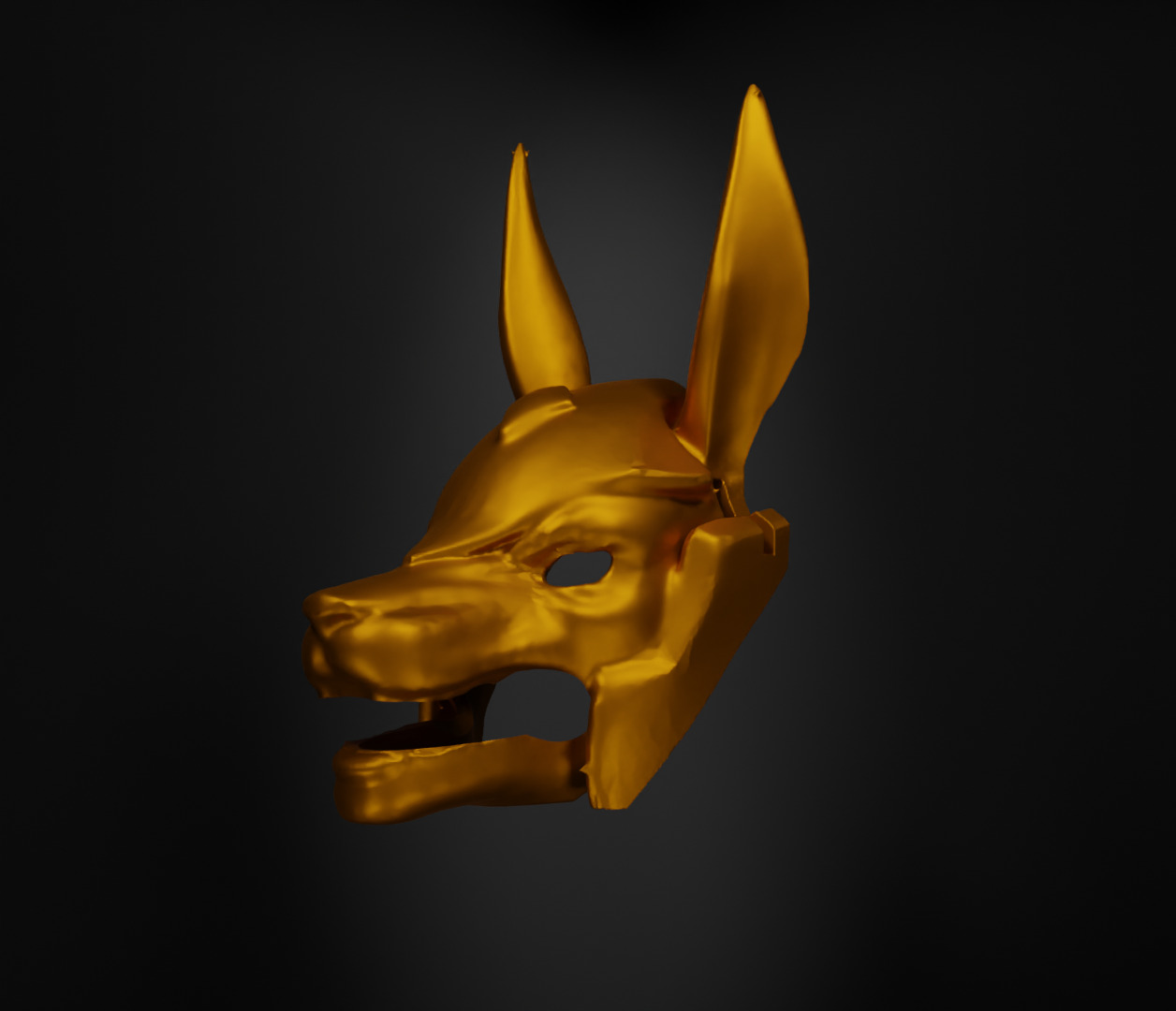 League of Legends Nasus Face Helmet Face Mask - Nasus Mask 3D print model_18