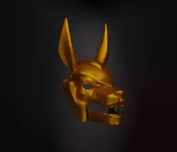 League of Legends Nasus Face Helmet Face Mask - Nasus Mask 3D print model