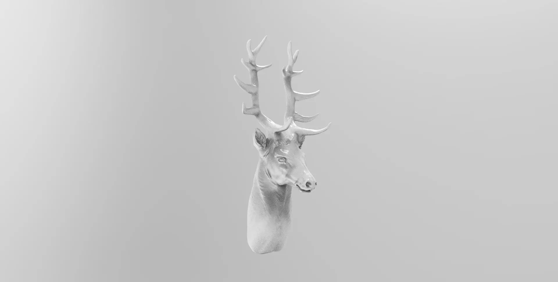 deer head 3D model_0