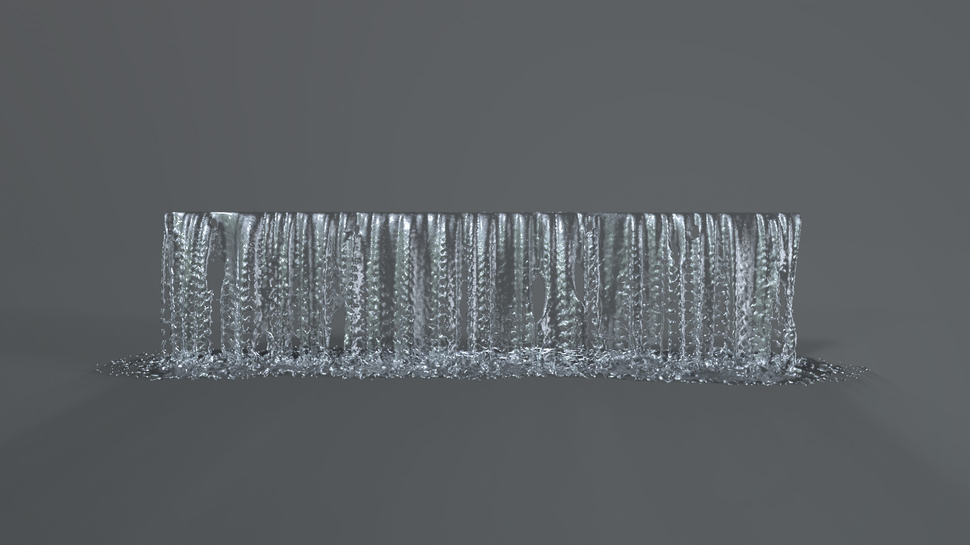 Animated Waterfall   350cm W - 80cm H  3D model_5