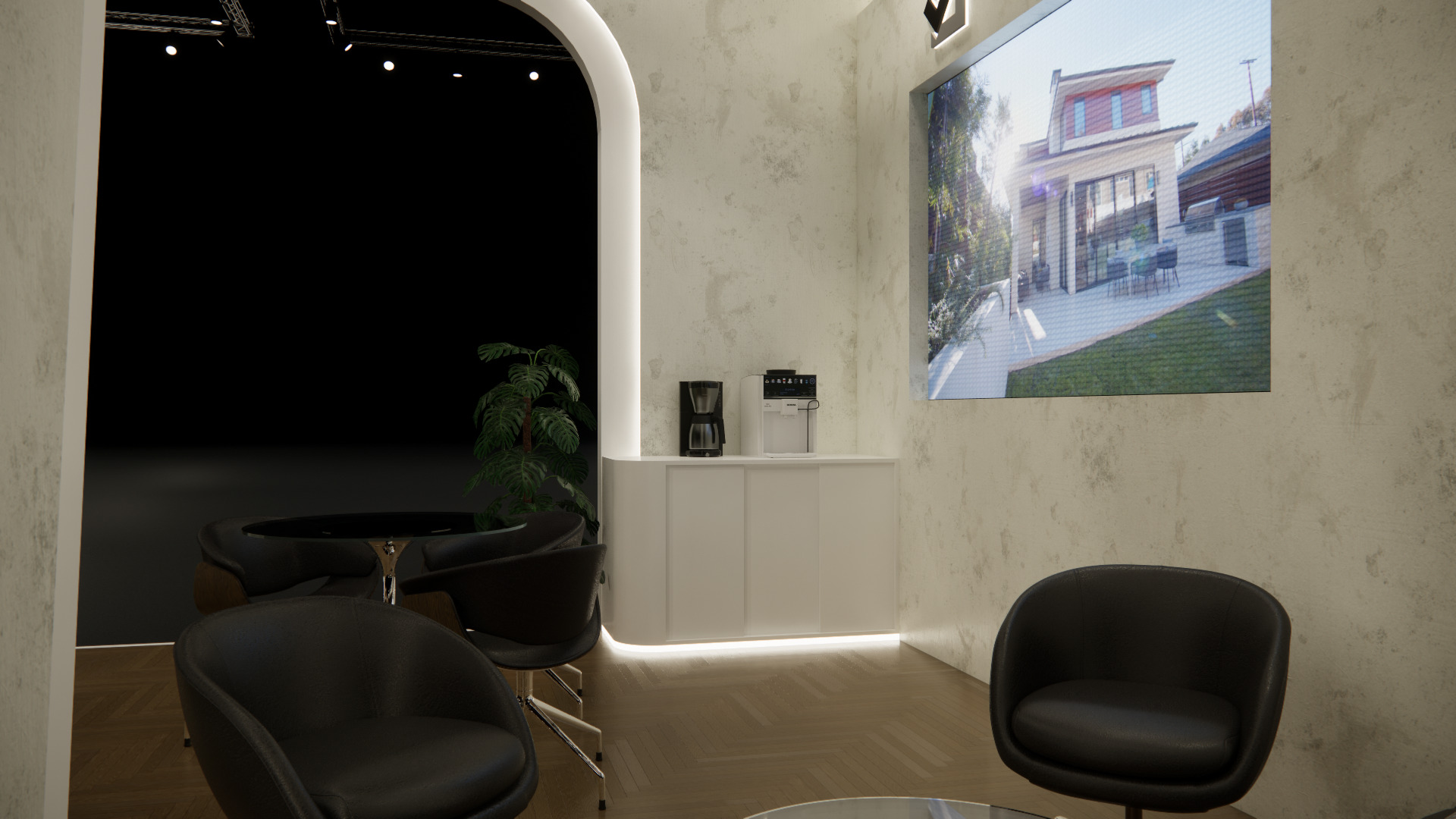 Exhibition booth design 6m x 6m 3D model 3D model_8