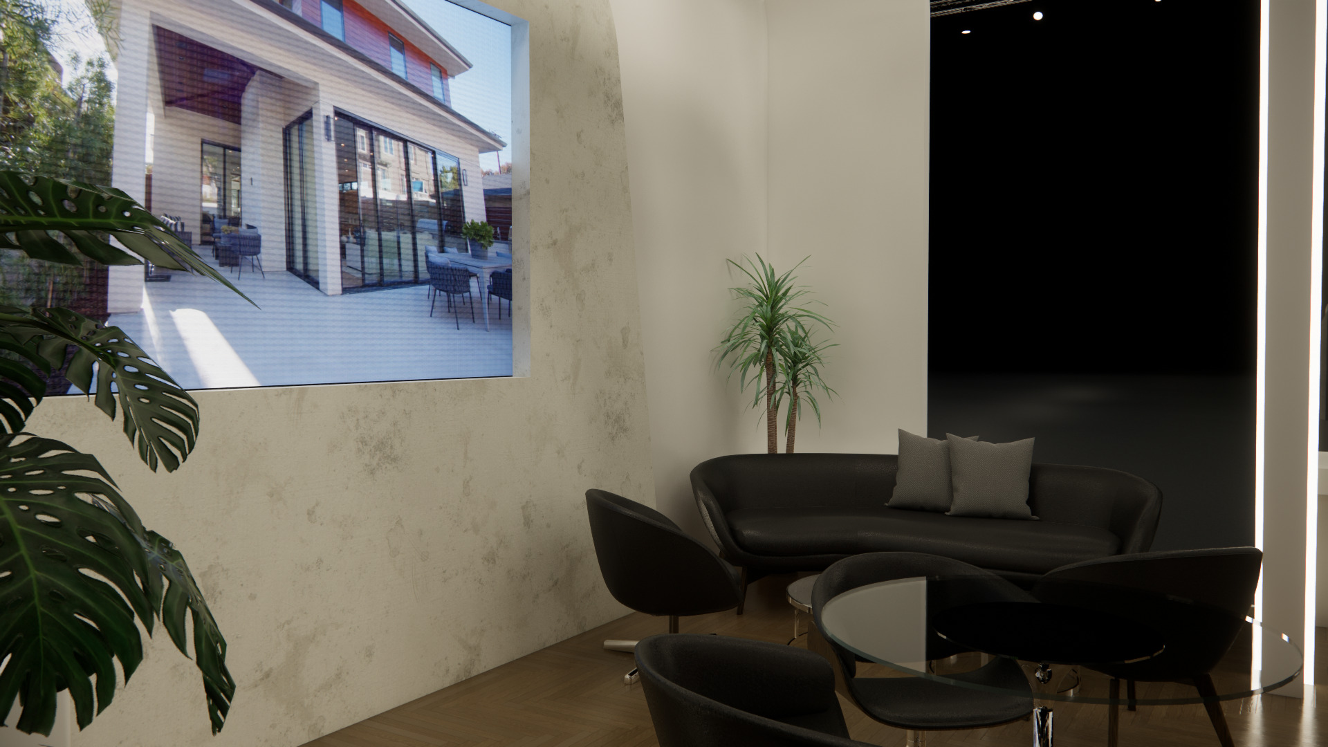 Exhibition booth design 6m x 6m 3D model 3D model_7