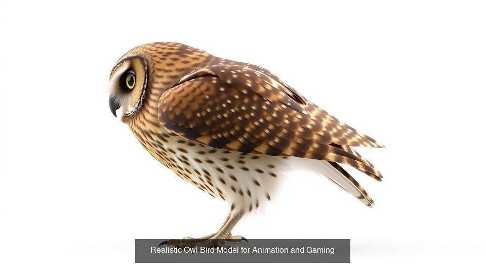 Wild Birds  set of 14  models 3D Model Collection_12