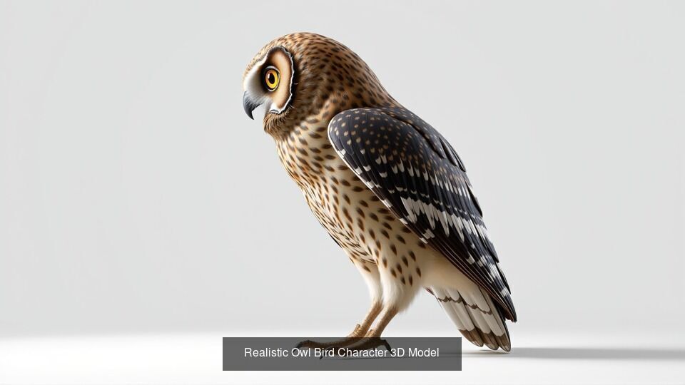 Wild Birds  set of 14  models 3D Model Collection_2