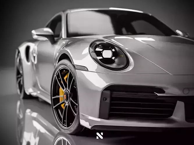 Porsche 911 Turbo S - Rigged Ready for Animation