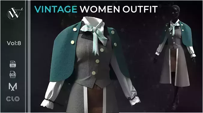 women outfit  vintage