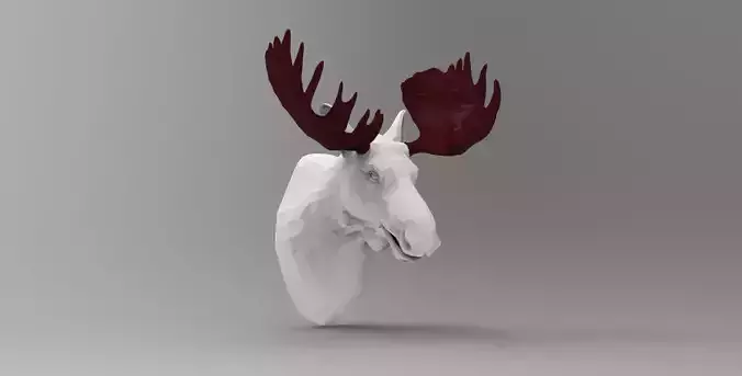 Moose Head wall sculpture