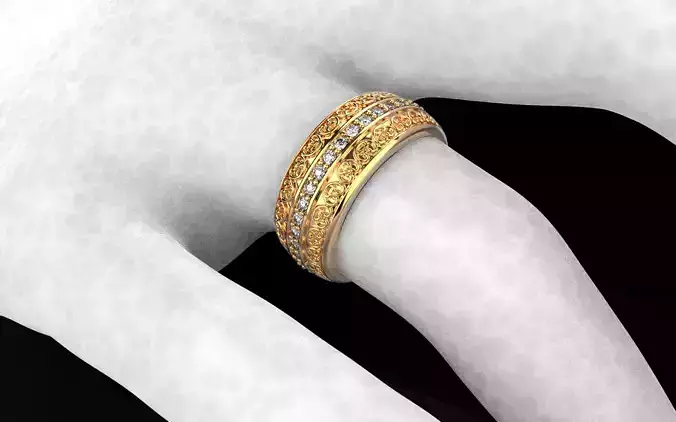 Wedding ring model 784