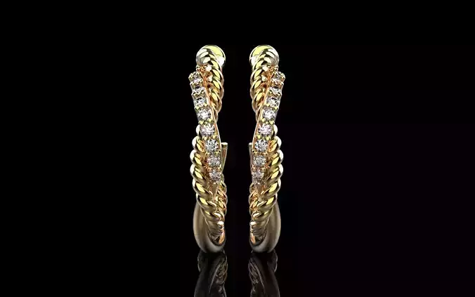filigree earring model 785