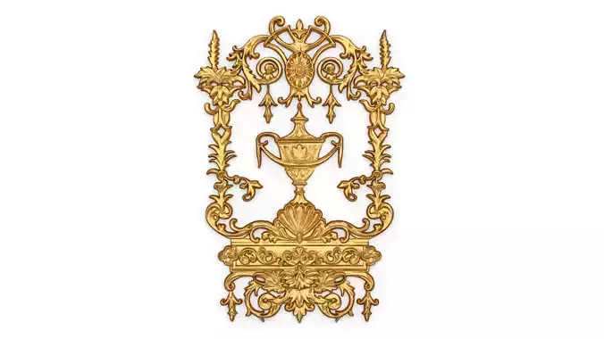 Classic decor ornament carved 66