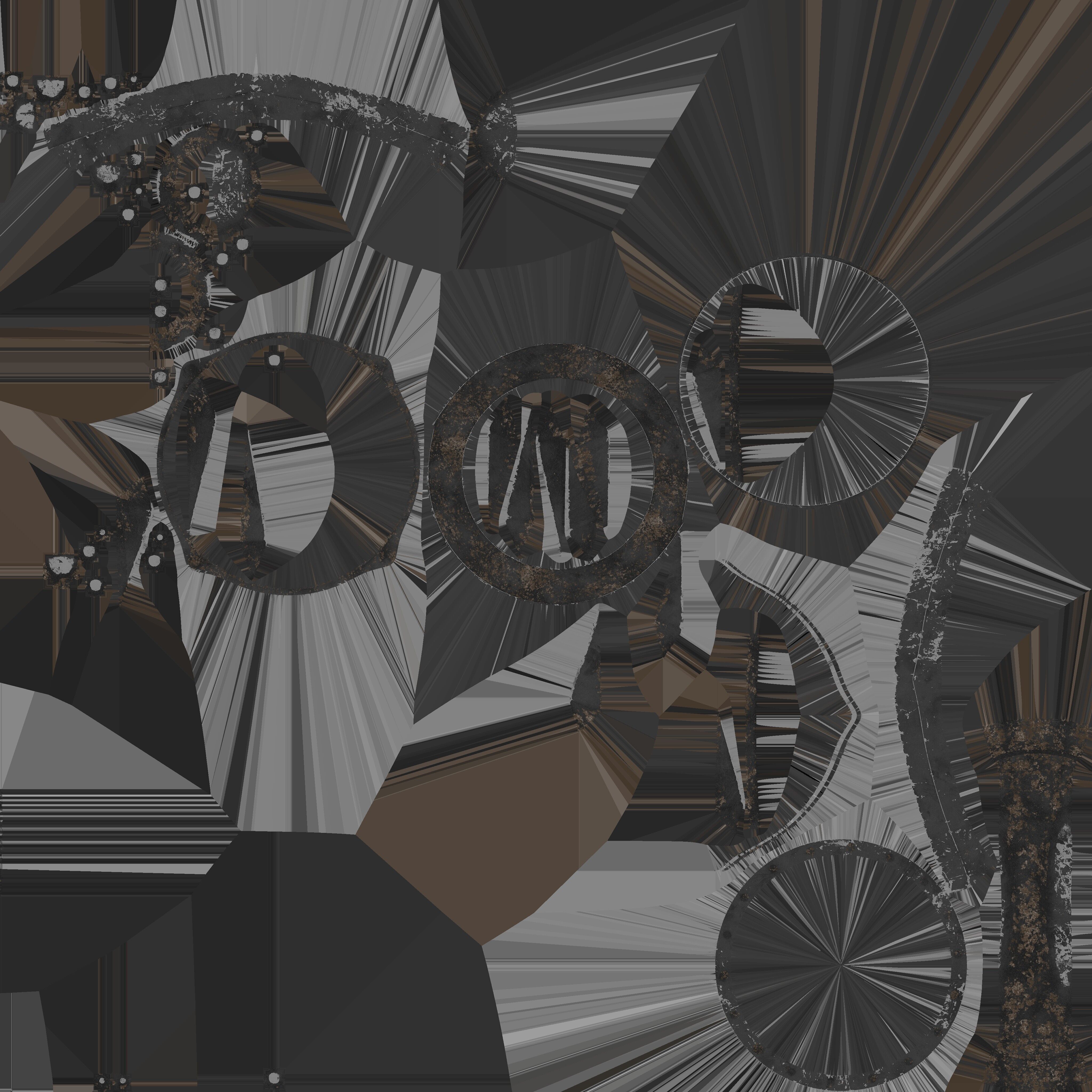 Viking Shield Low-poly 3D model_2