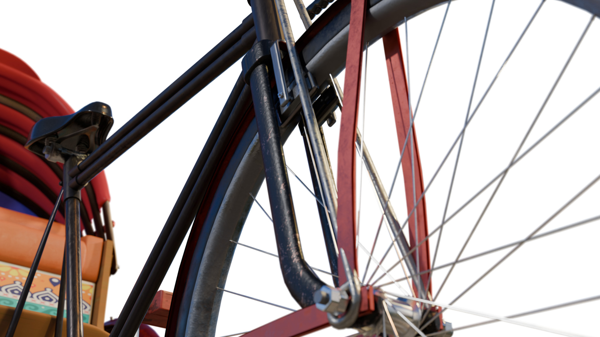 Paddle Rickshaw -detailed model 3D model_9