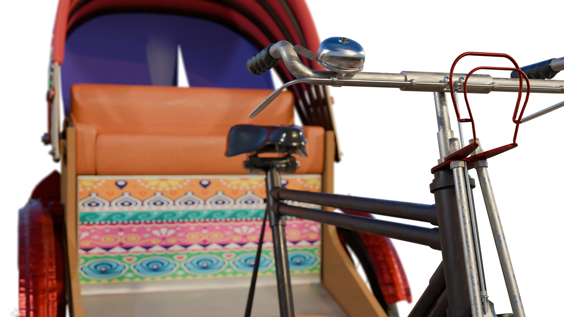 Paddle Rickshaw -detailed model 3D model_6