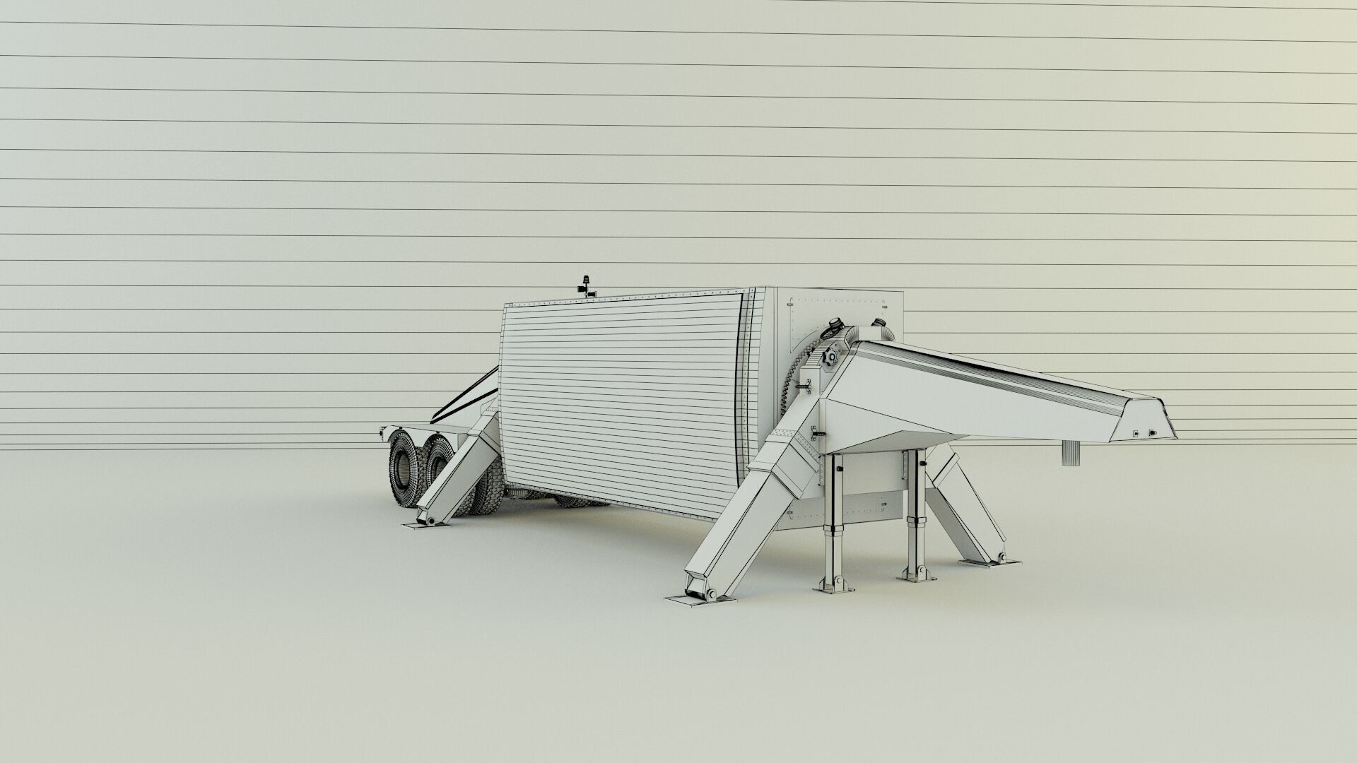 trailer an tpy 2 radar 3D model_21