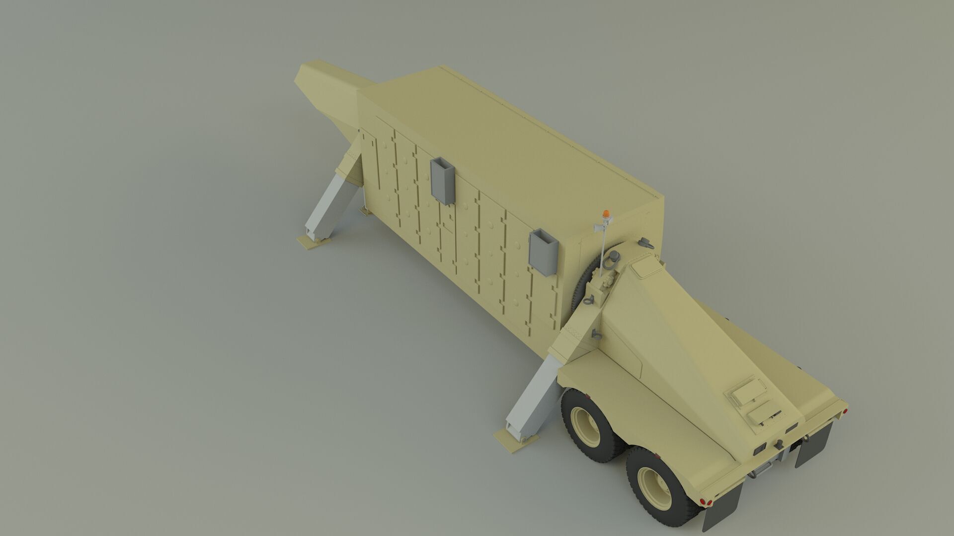 trailer an tpy 2 radar 3D model_10