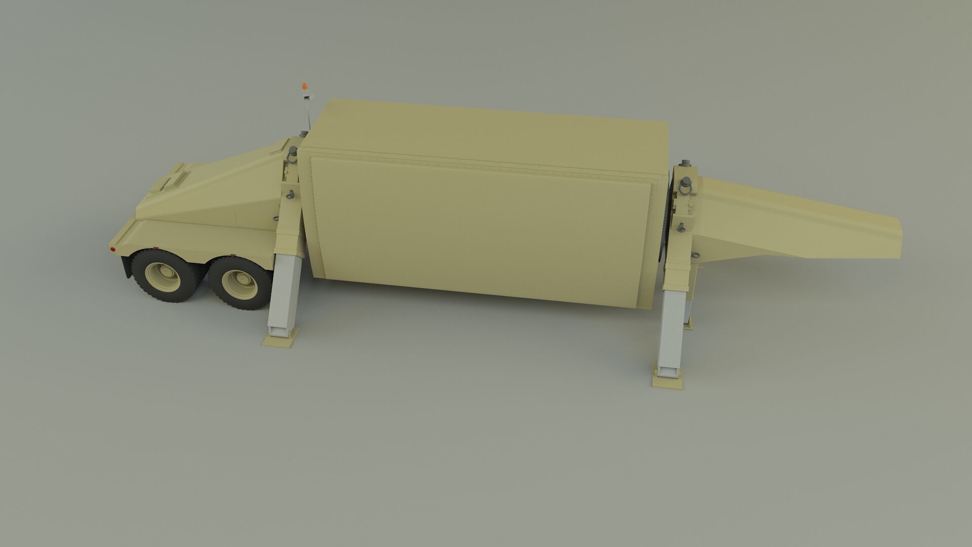 trailer an tpy 2 radar 3D model_12