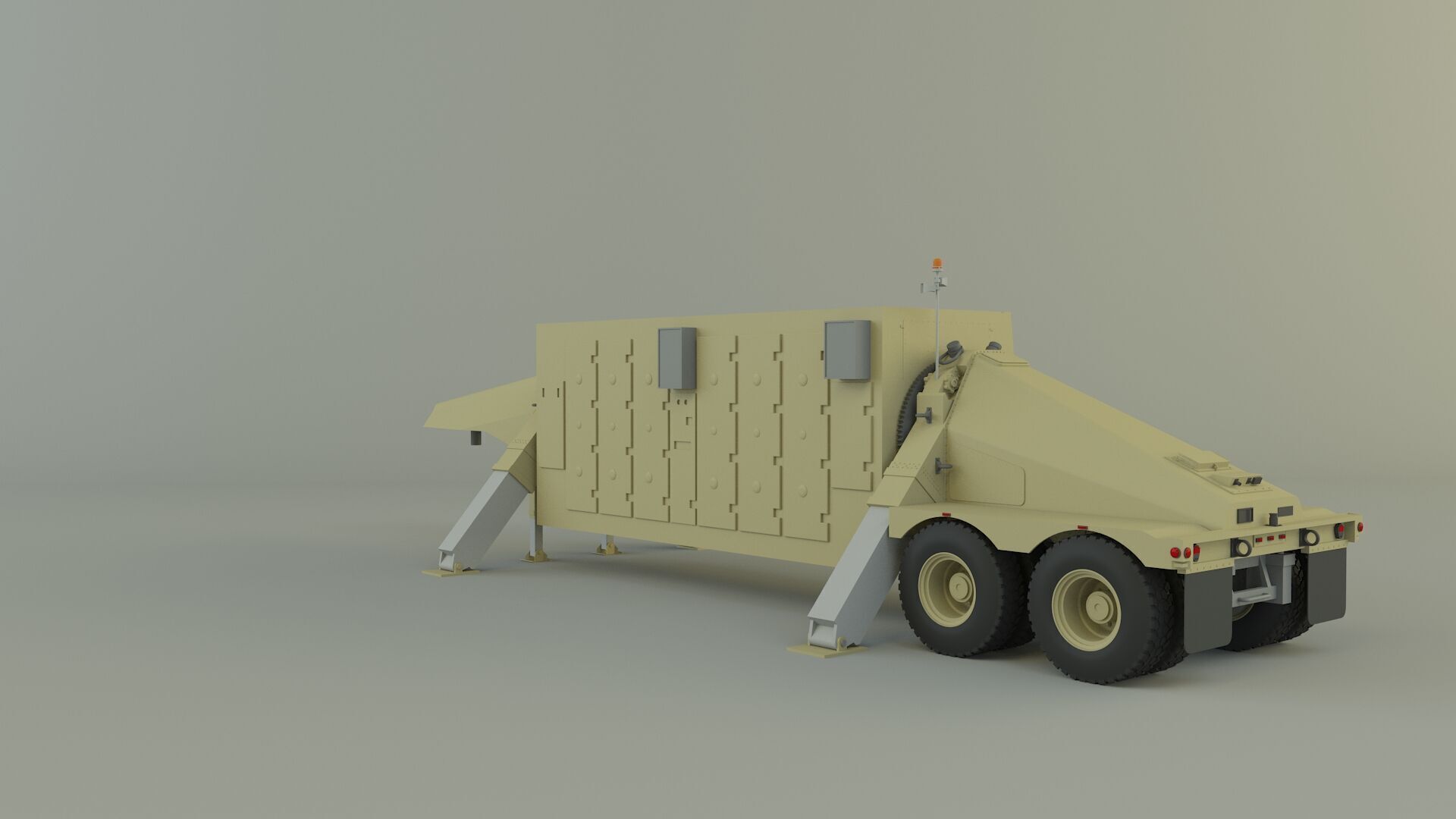 trailer an tpy 2 radar 3D model_3