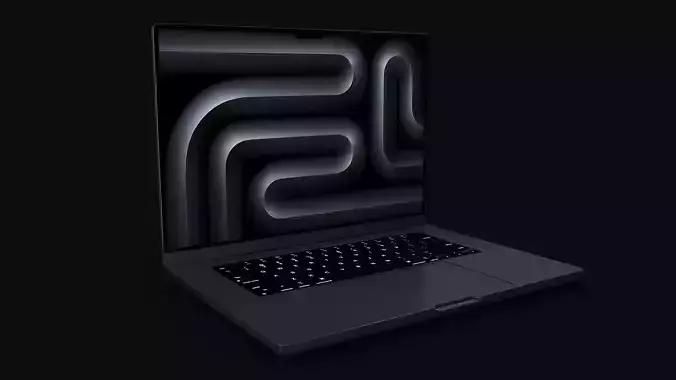 MacBook Pro M4 3D model