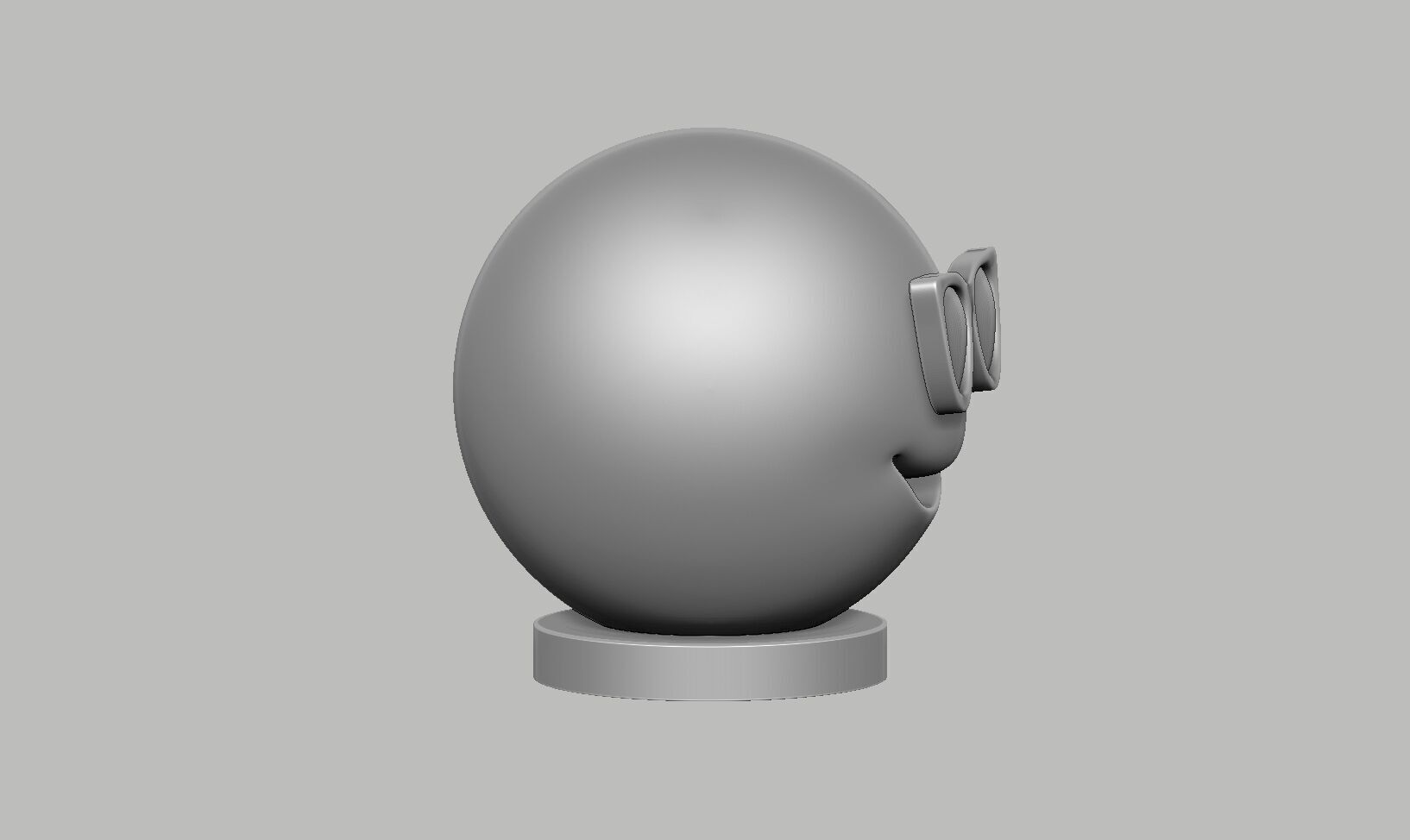 Emoji smiling face with sunglasses Emoji Headphone Stand 3D print model_8