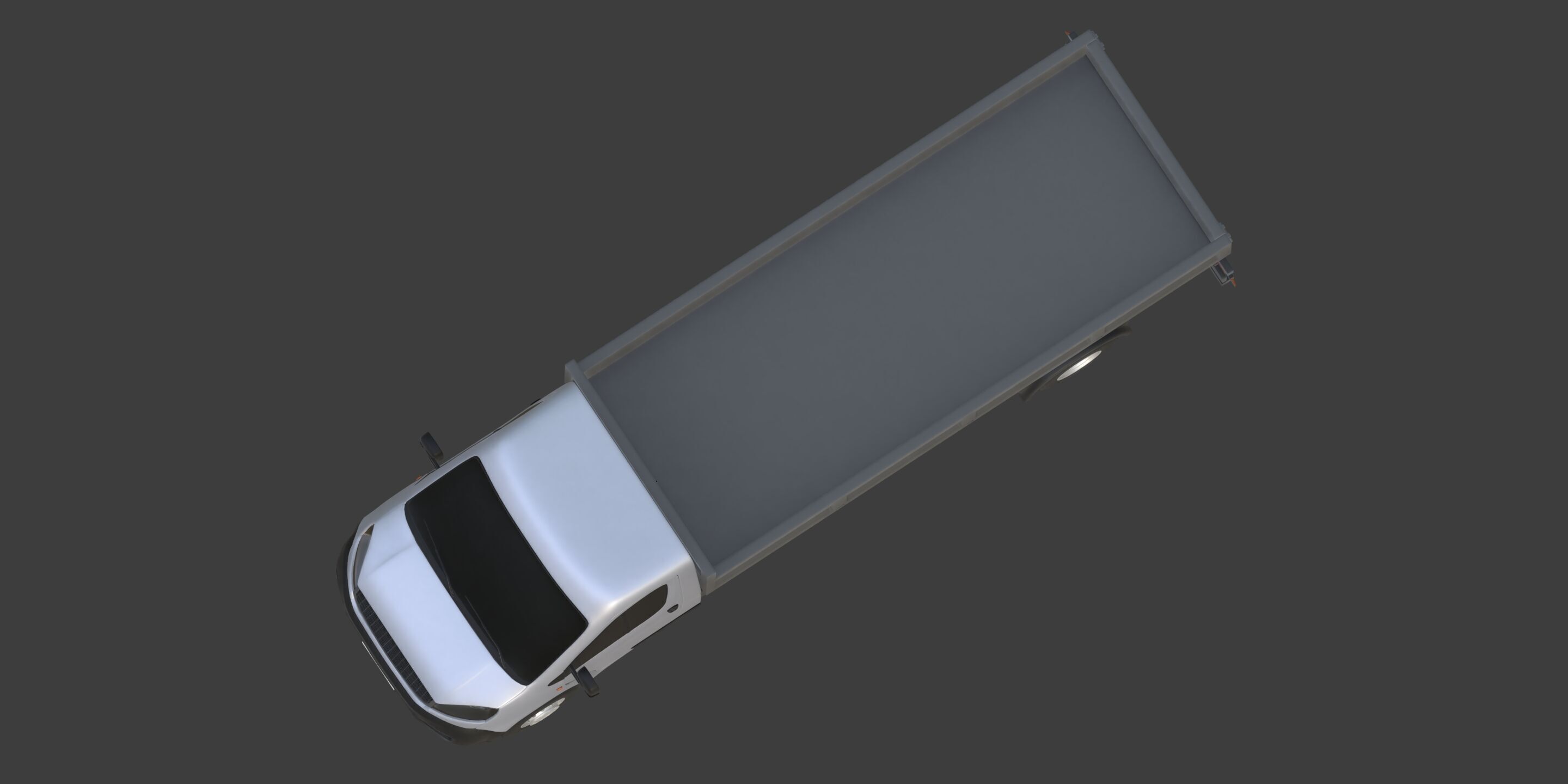 Generic Tipping - Dump - Construction Van - Truck 3D model_12