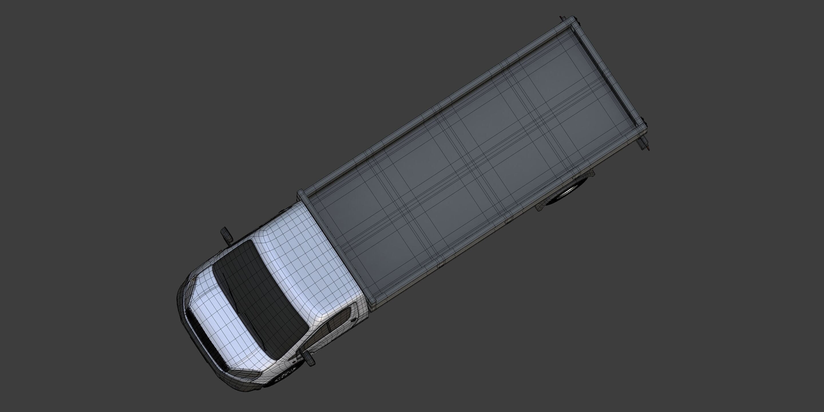 Generic Tipping - Dump - Construction Van - Truck 3D model_13