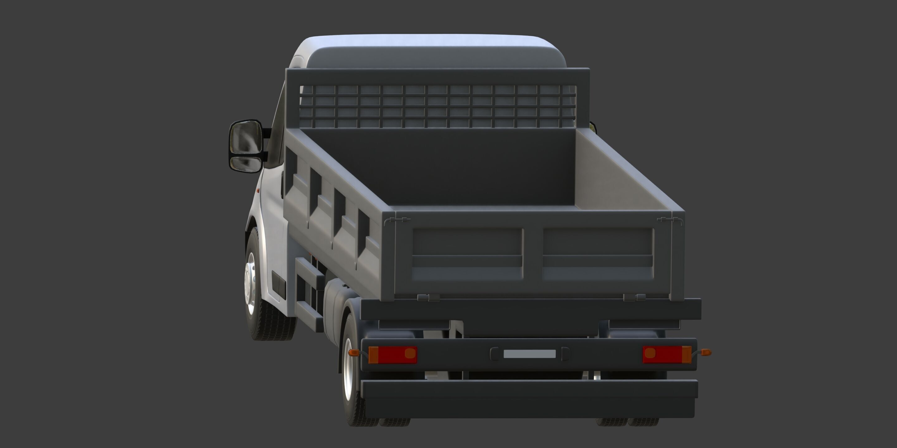 Generic Tipping - Dump - Construction Van - Truck 3D model_14