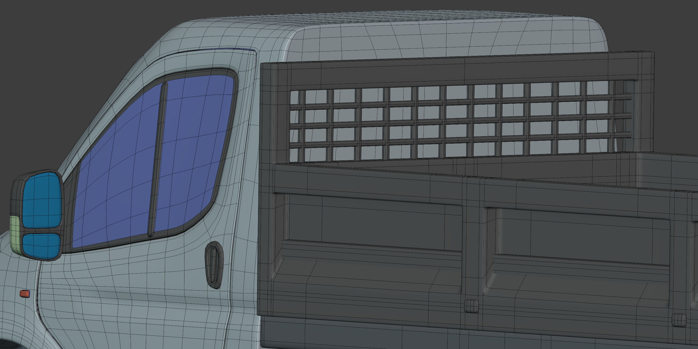 Generic Tipping - Dump - Construction Van - Truck 3D model_29