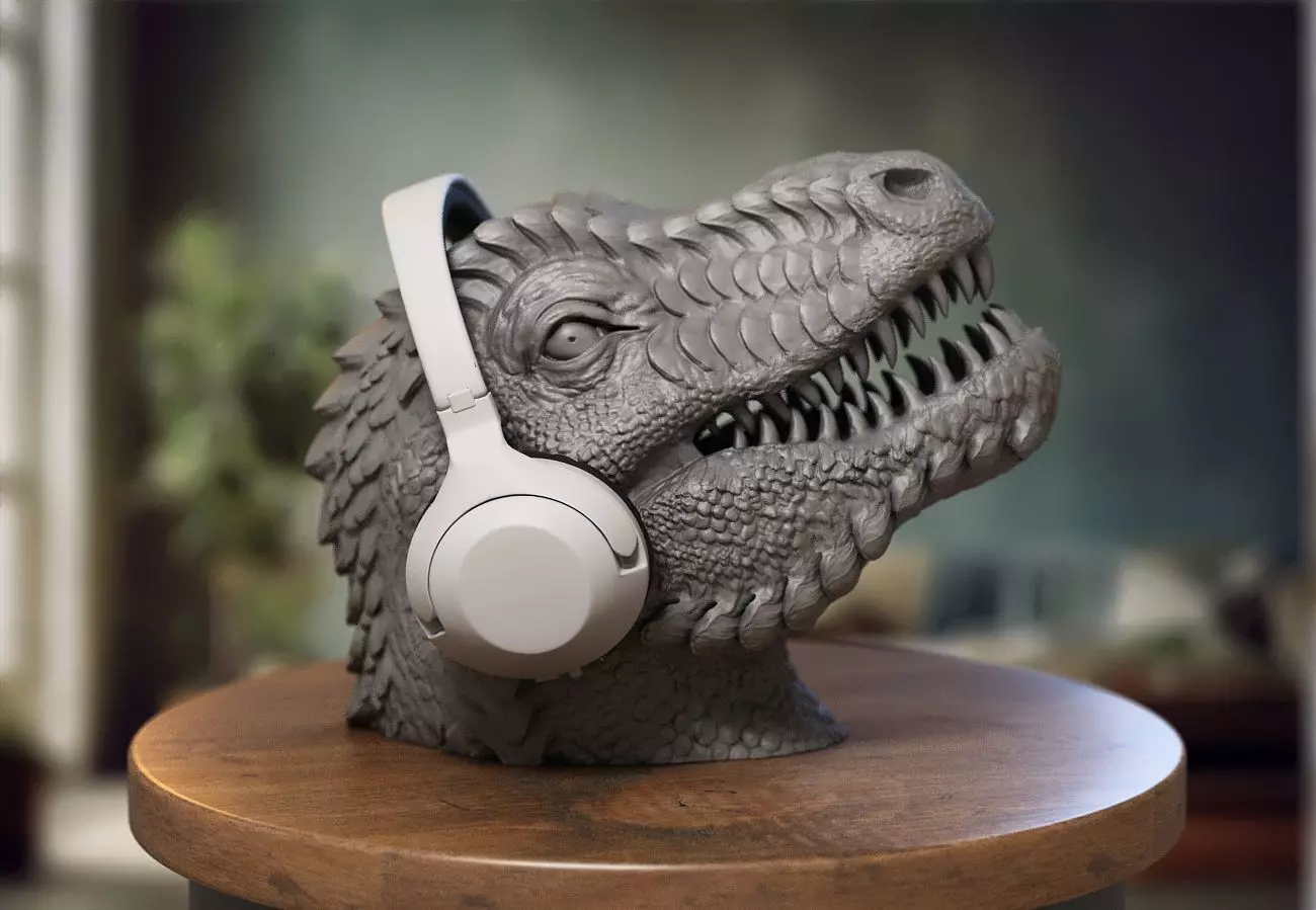 Dragon Headphone Stand Dragon Headset Stand 3D print model